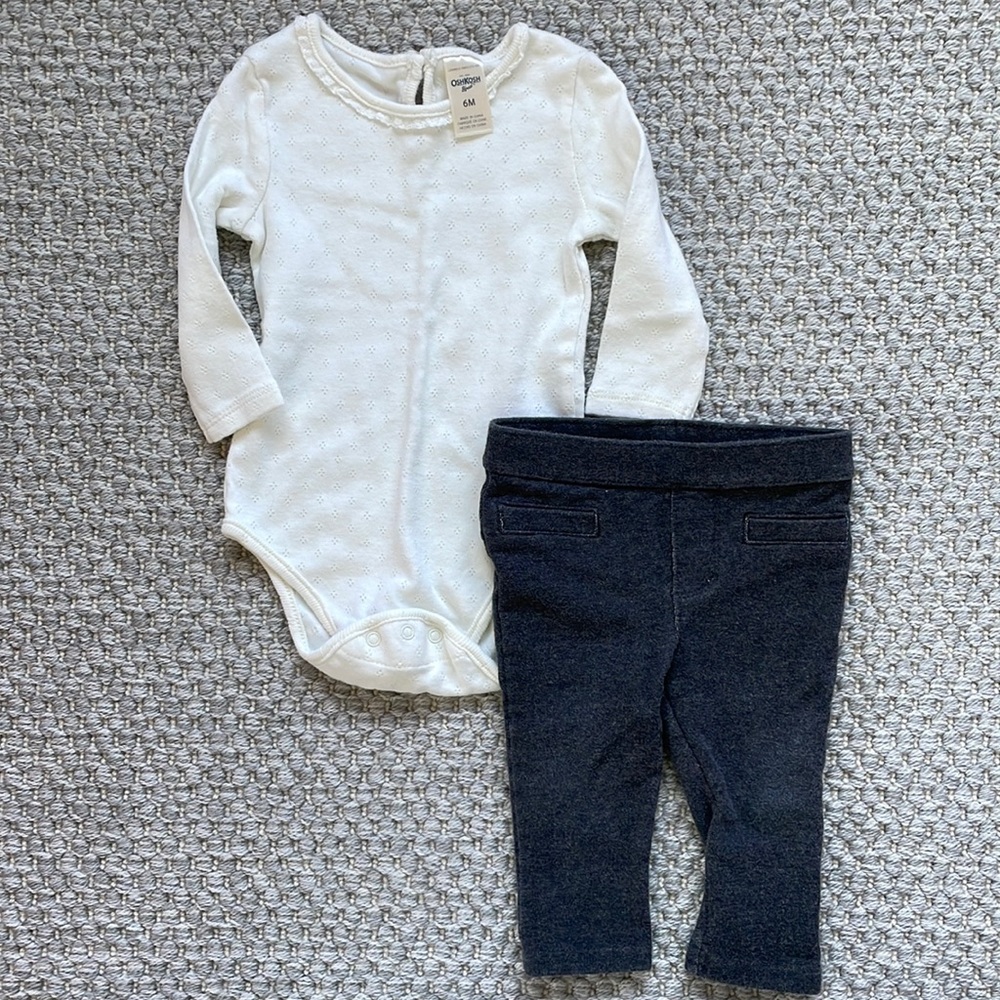 Oshkosh baby girl outfit 6 mo